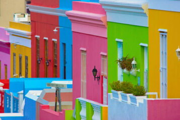 Colorful Bo Kaap neighborhood, Cape Town, South Africa